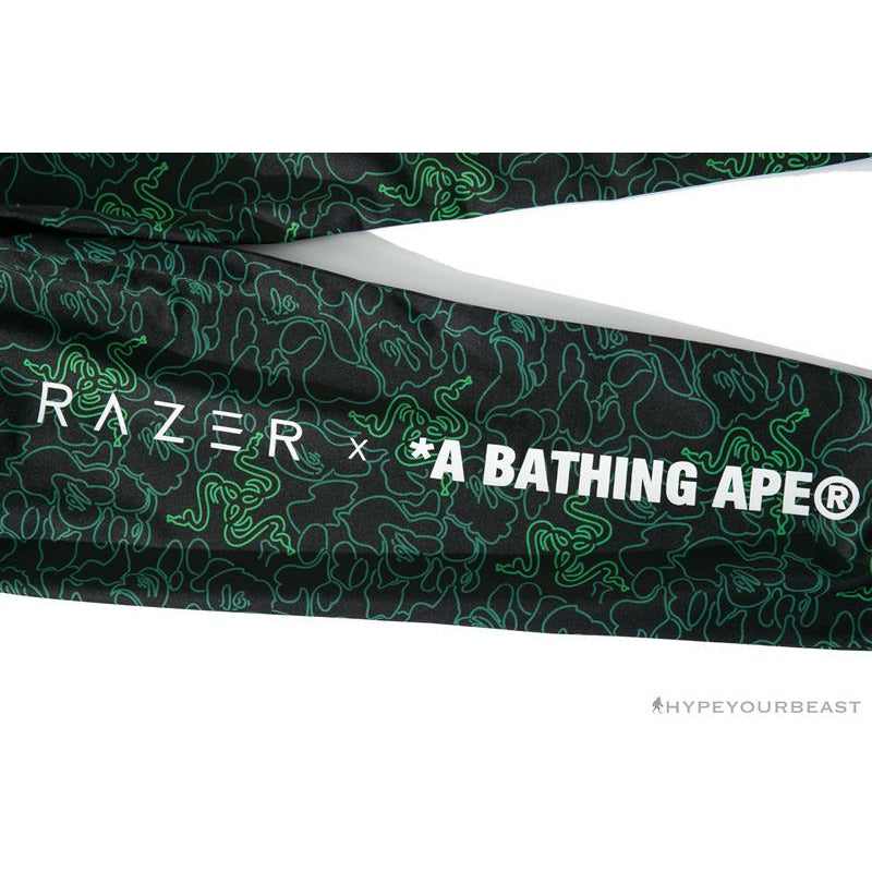 BAPE x RAZER Co-Branded Gaming Camouflage Green Pants