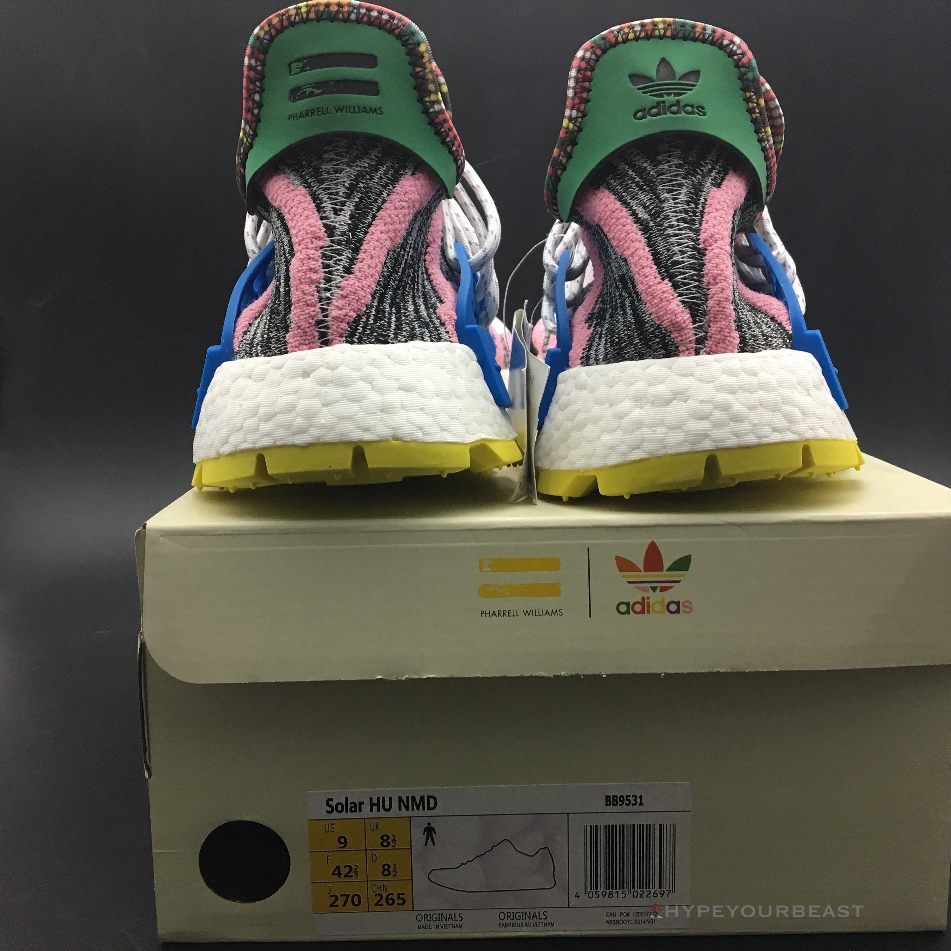 Adidas NMD Pharrell X Human Race Tr 'Solar Pack'