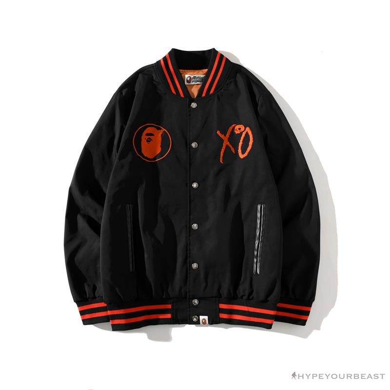 BAPE x XO Red Jacket Baseball Uniform