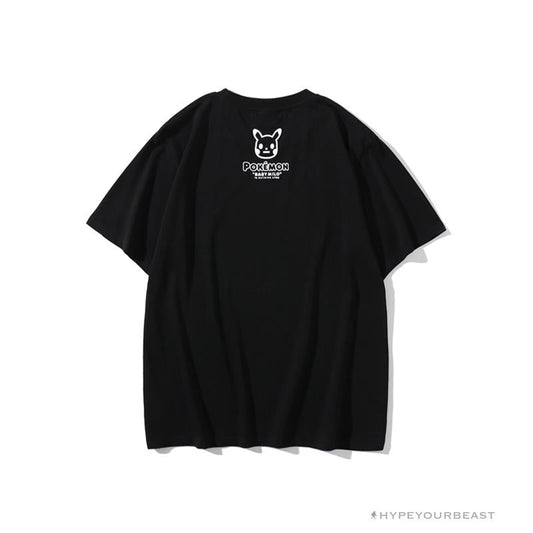 BAPE Pokémon Co-branded Ape Head Tee Shirt 'BLACK'