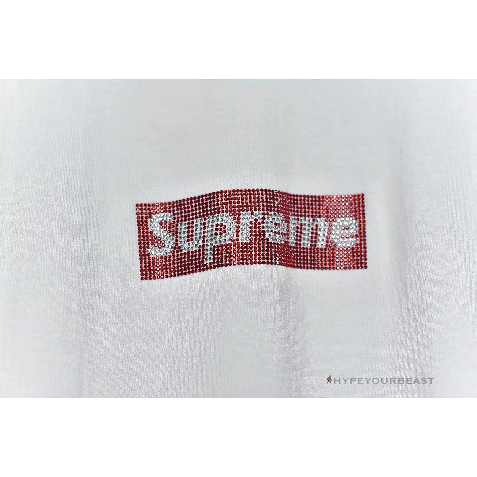 Supreme Red Flash Box Logo Tee Shirt