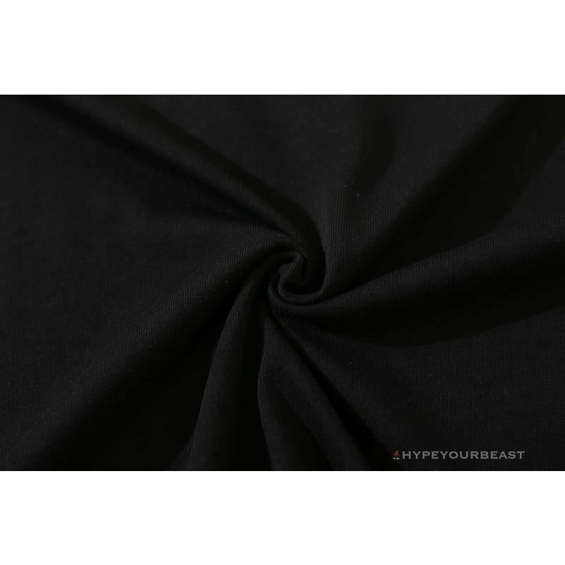 BAPE Camouflage Three-Color Question Mark Tee Shirt 'BLACK'