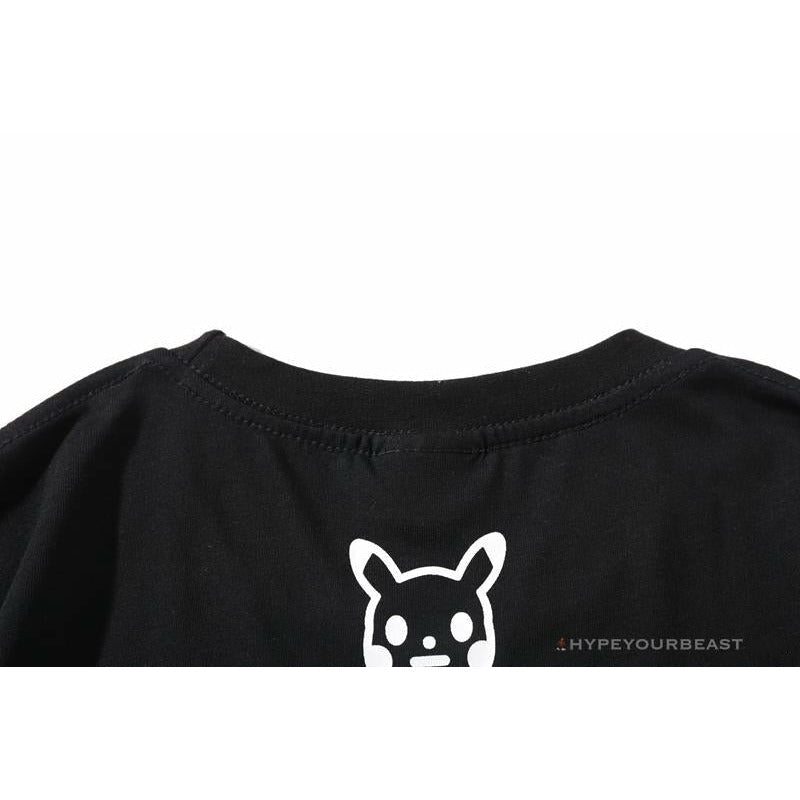 BAPE Pokémon Co-branded Ape Head Tee Shirt 'BLACK'