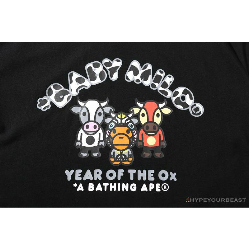 BAPE Baby Milo Year of the Ox Tee Shirt 'BLACK'