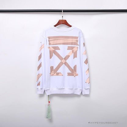OFF-WHITE Rubber Strip Arrow Long Sleeve Shirt 'WHITE'