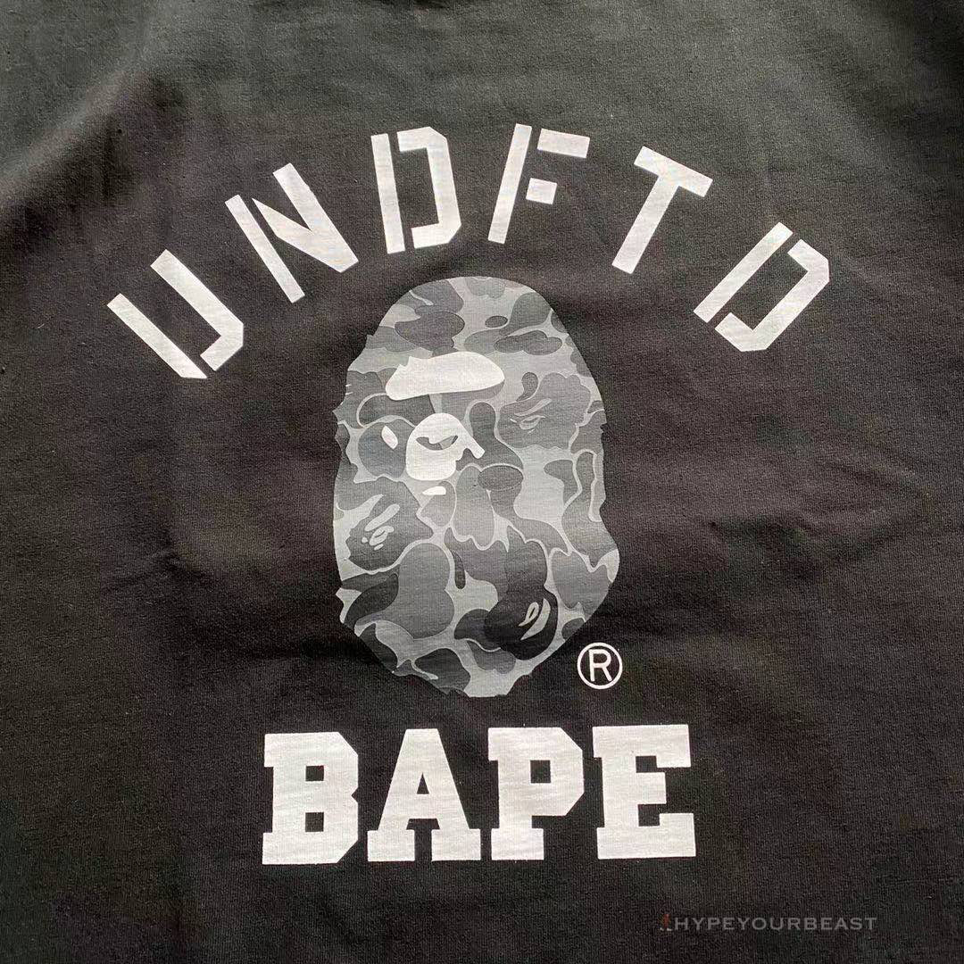 UNDFTD X Bape Tee Shirt Black