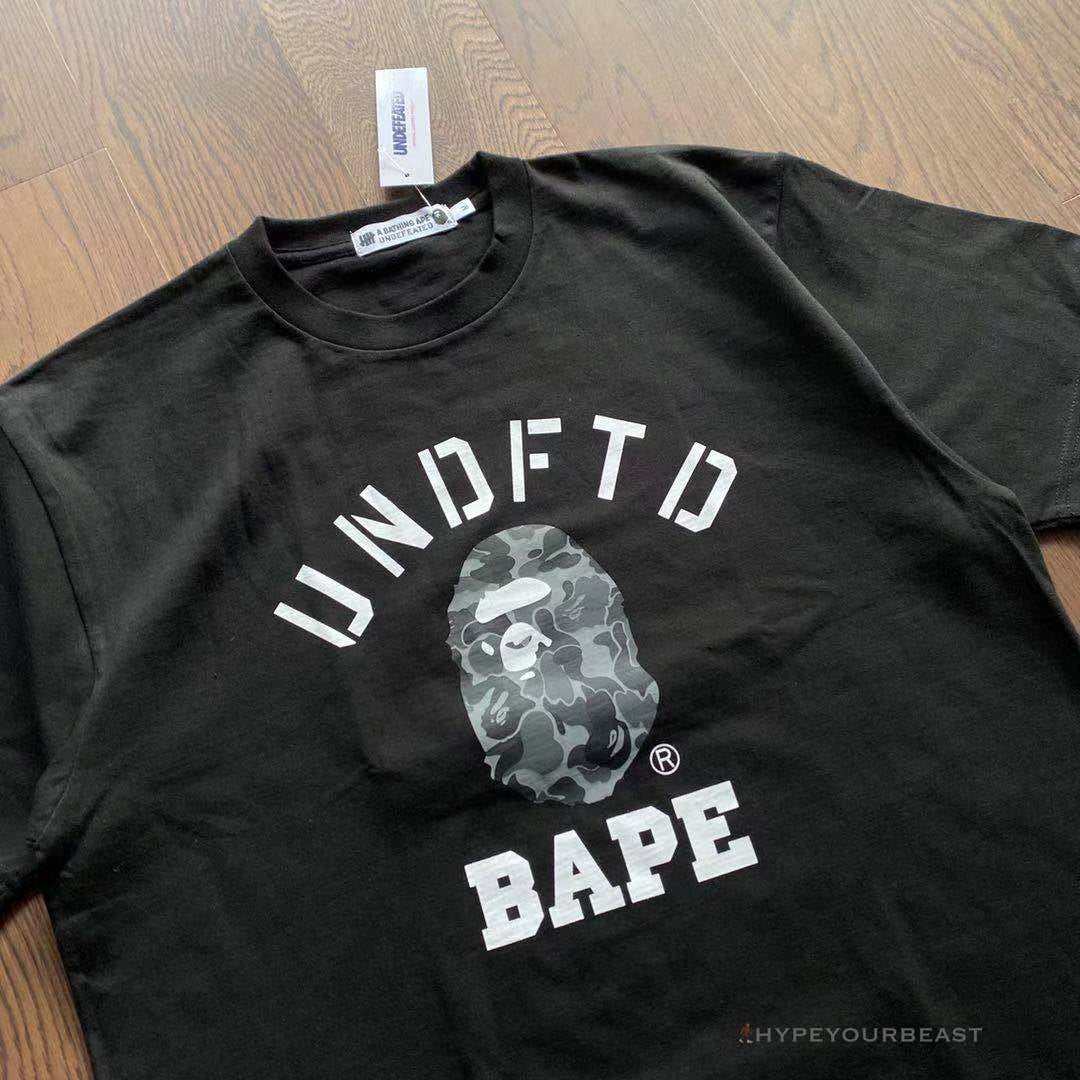UNDFTD X Bape Tee Shirt Black