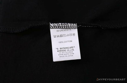 BAPE Baby Milo Color Letter Monkey Tee Shirt 'BLACK'