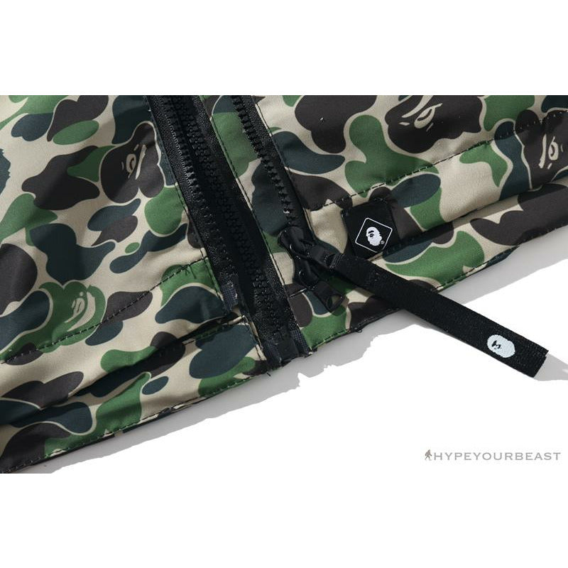 BAPE x FCRB Joint Double Zip Camouflage Hoodie 'GREEN'