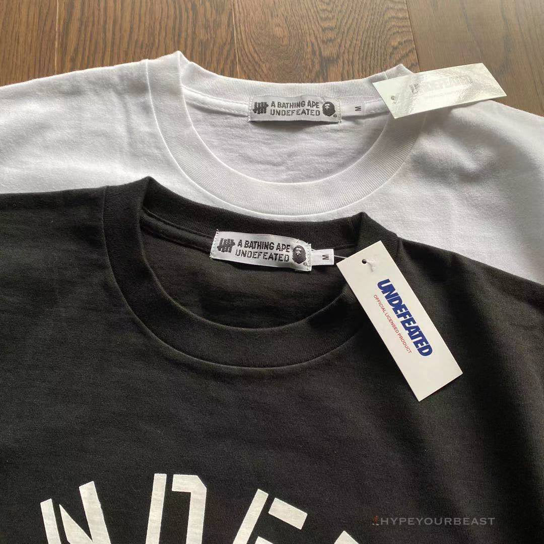 UNDFTD X Bape Tee Shirt Black