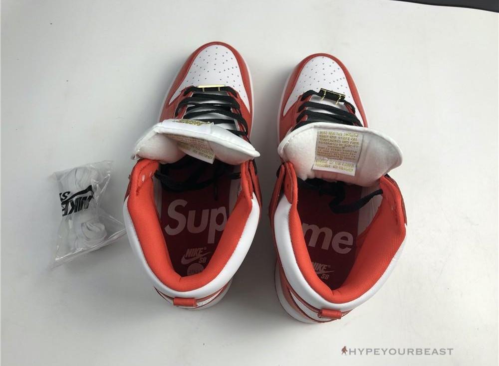 Nike Dunk High X Supreme Red