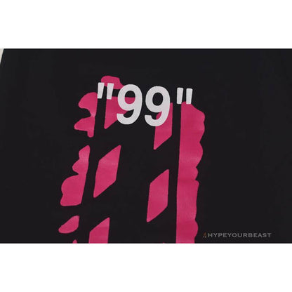 OFF-WHITE 99 x Pink Arrow Shorts 'BLACK'