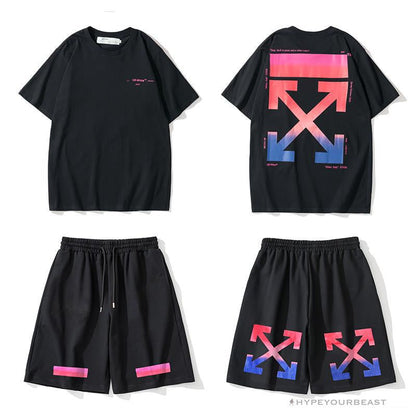 OFF-WHITE Gradient Series Shorts 'BLACK'