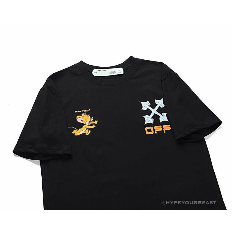 OFF-WHITE Handsome Jerry Arrow Tee Shirt 'BLACK'