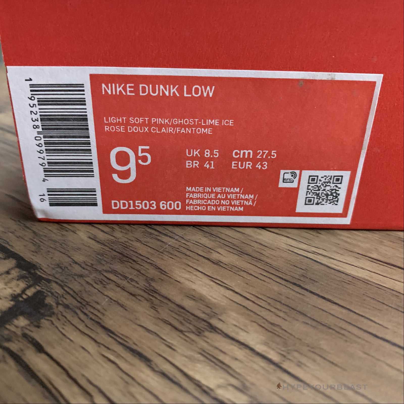 Nike Dunk Low Lime Ice