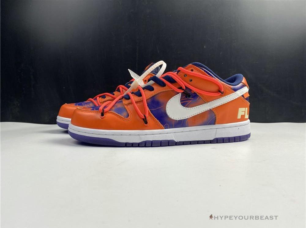 Futura X Off-White X Nike Dunk Low Orange