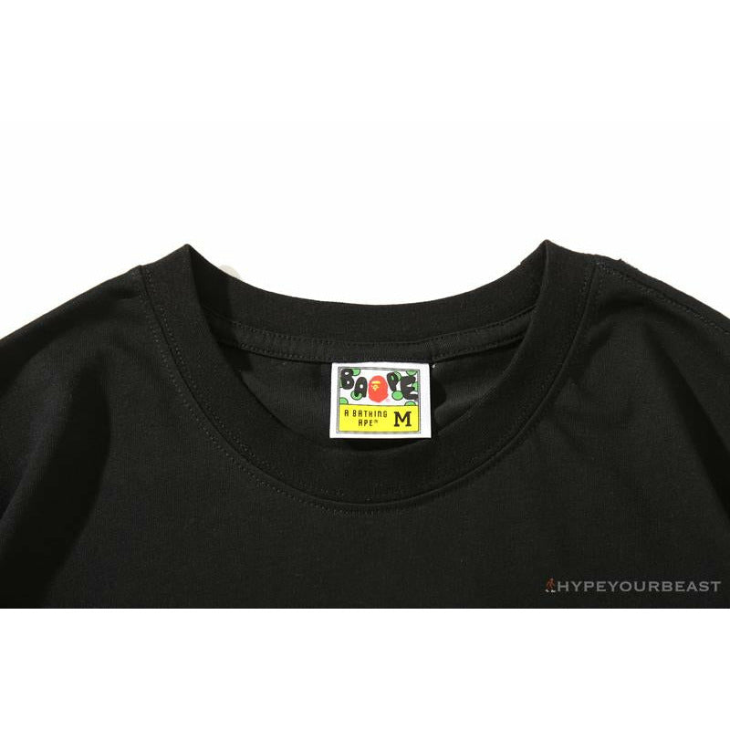 BAPE Baby Milo Sesame Street Plain Tee Shirt 'BLACK'