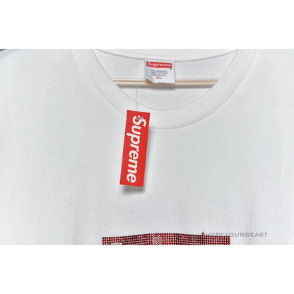 Supreme Red Flash Box Logo Tee Shirt