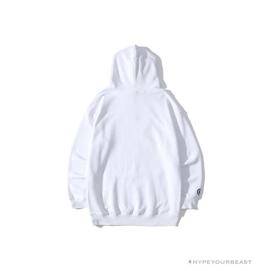 BAPE Marilyn Monroe Camouflage Suspender Hoodie 'WHITE'