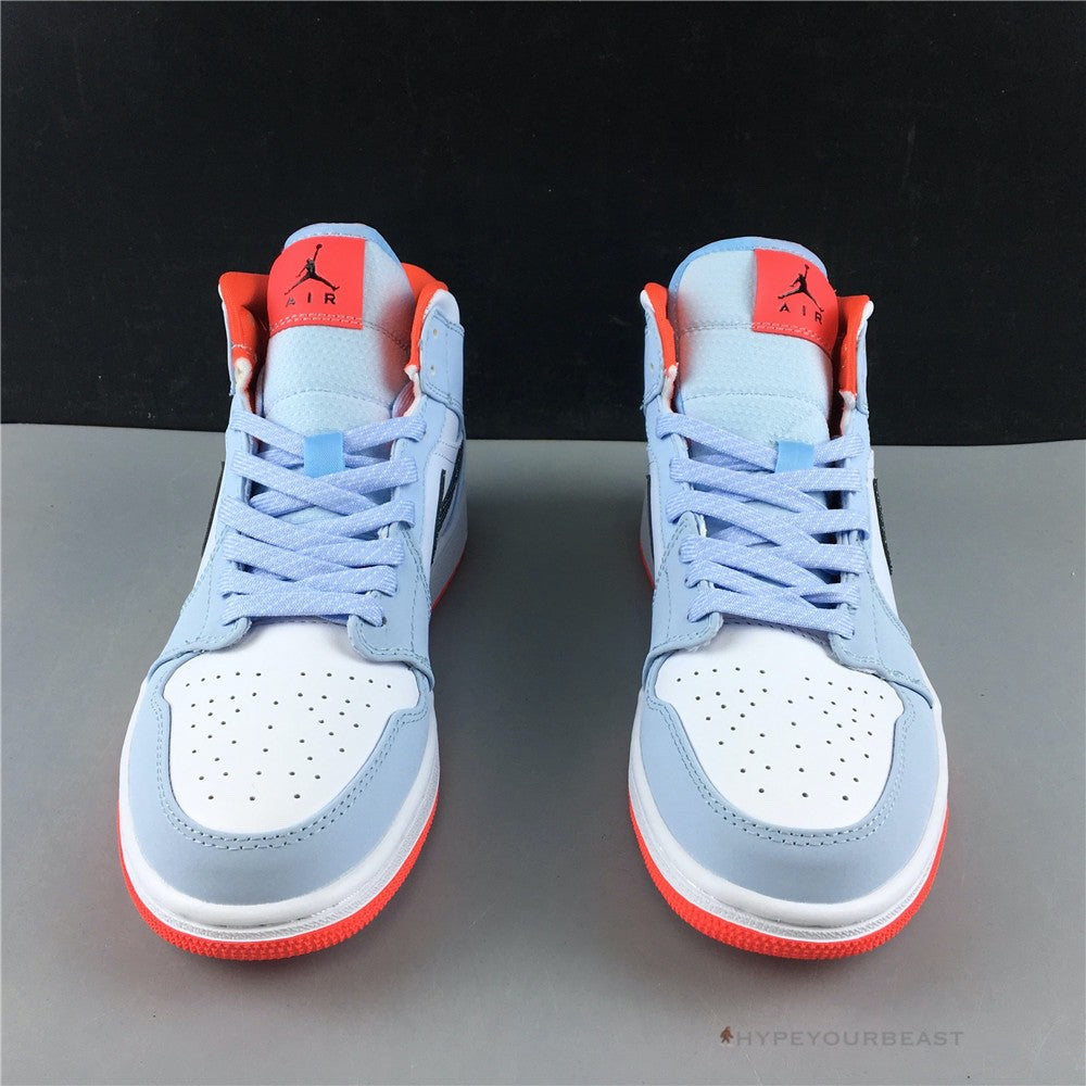 Air Jordan 1 Mid Half Blue