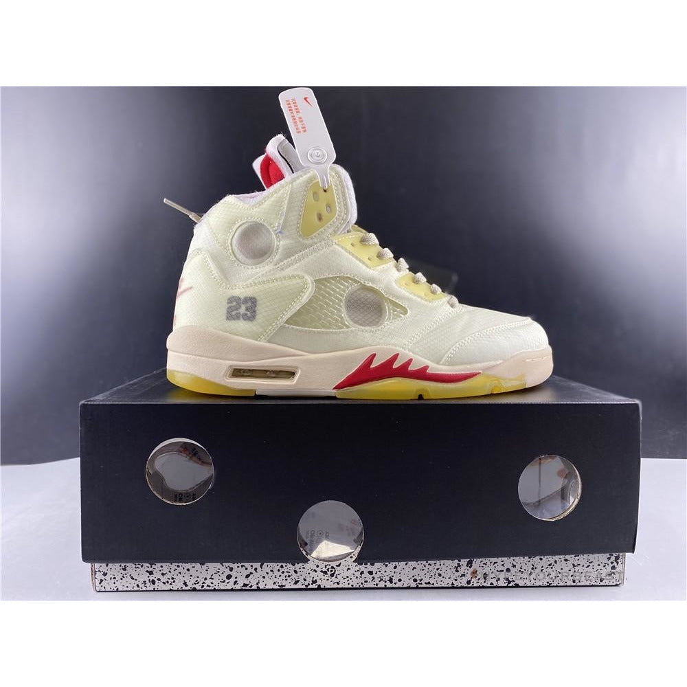 Off White X Air Jordan 5 White