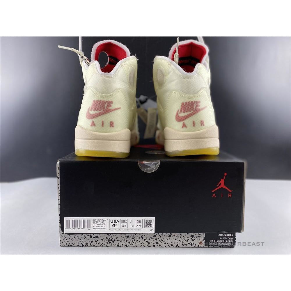 Off White X Air Jordan 5 White