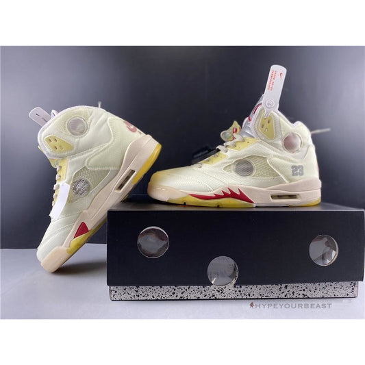 Off White X Air Jordan 5 White