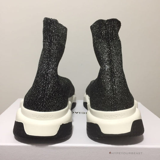 BCG Sock Sneakers Grey White Black
