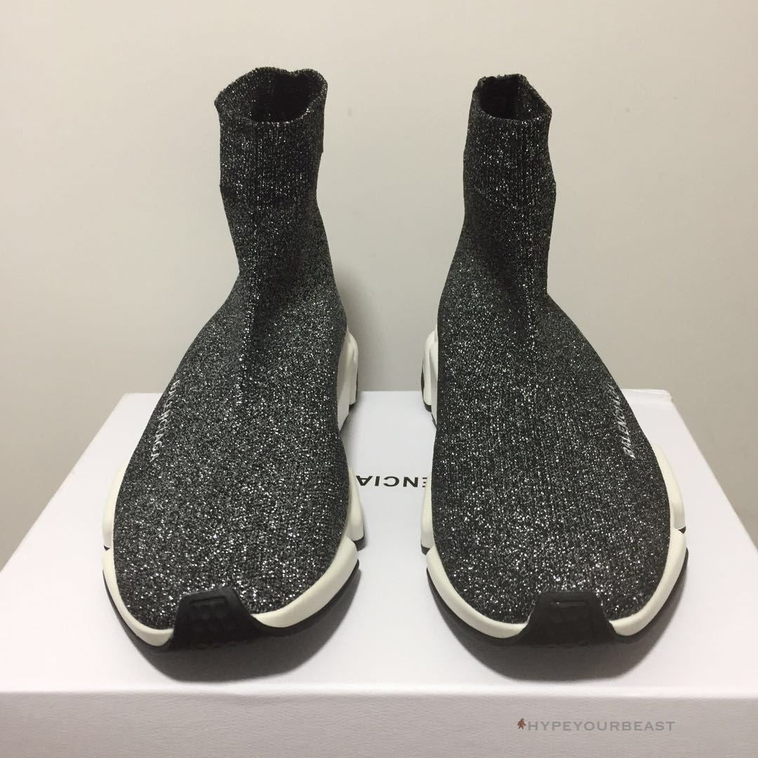 BCG Sock Sneakers Grey White Black