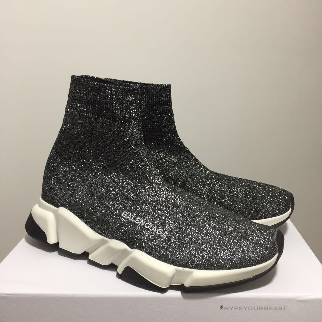 BCG Sock Sneakers Grey White Black