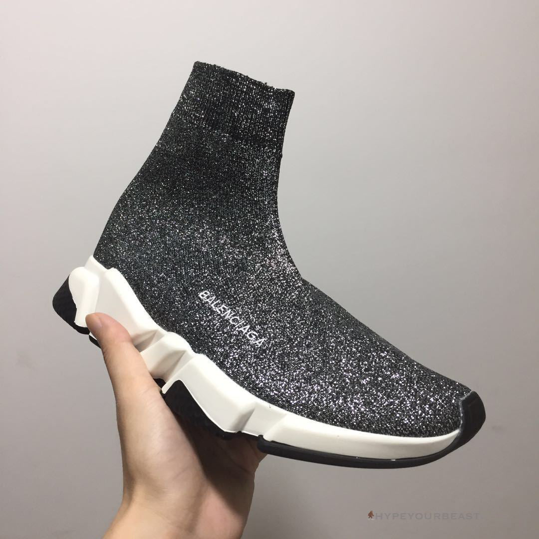 BCG Sock Sneakers Grey White Black