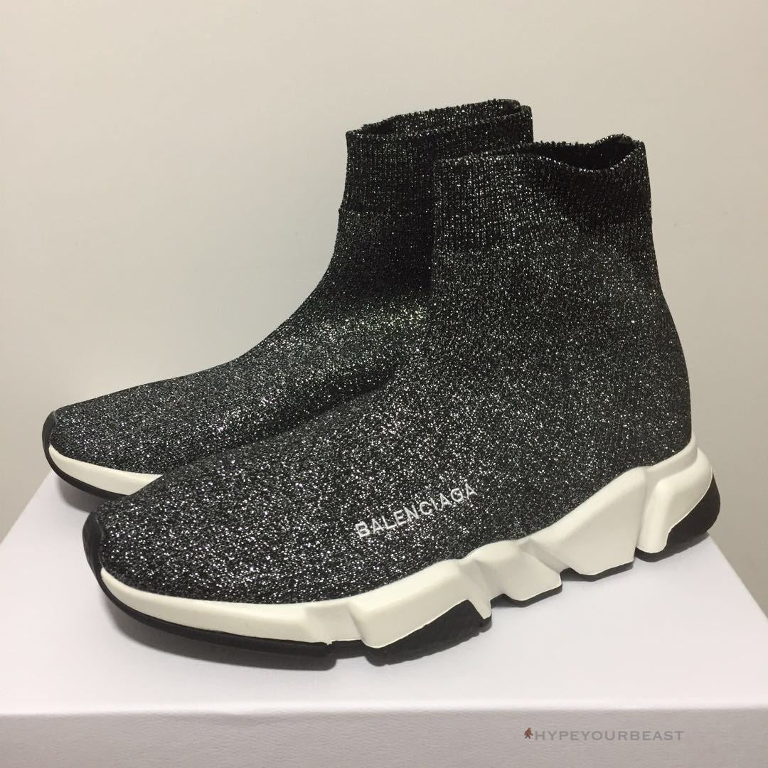 BCG Sock Sneakers Grey White Black