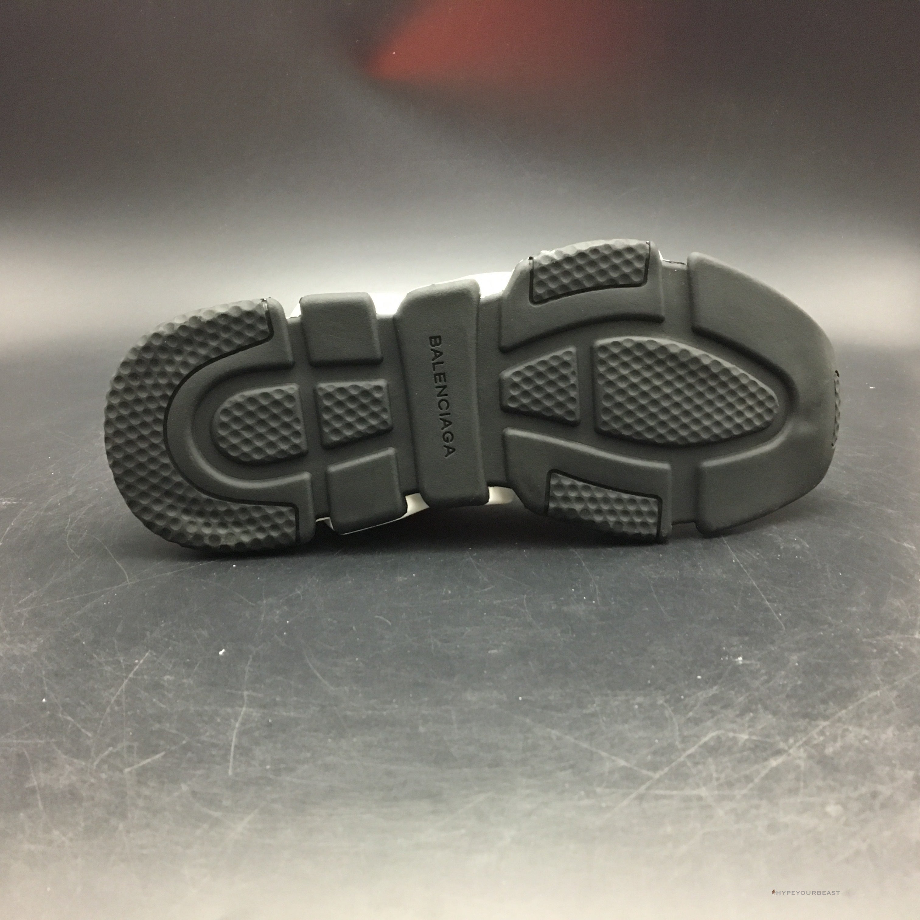 BCG Sock Sneakers Logo Print Red / White