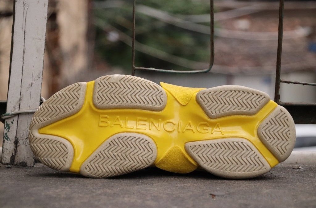 BCG Triple S Sneakers Blue / Yellow