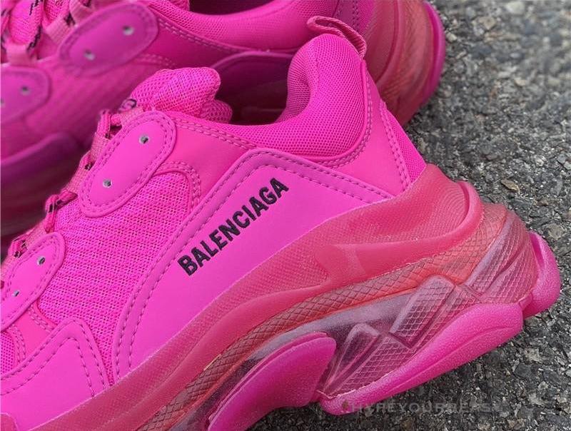 BCG Triple S Sneakers Pink