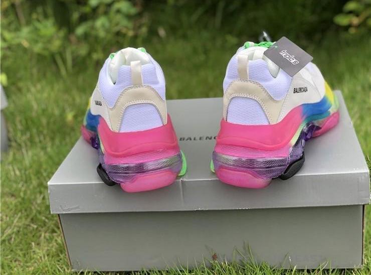 BCG Triple S Rainbow Sole