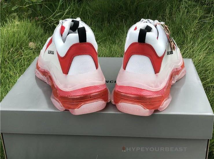 BCG Triple S Clear Sole Red / White