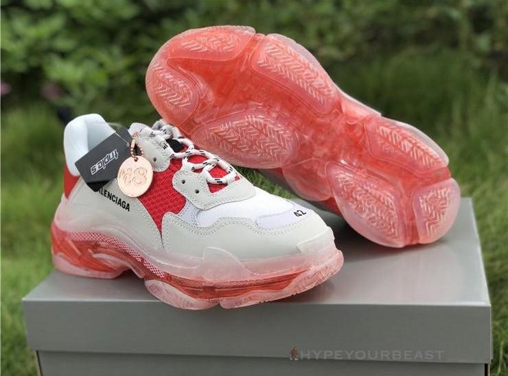BCG Triple S Clear Sole Red / White