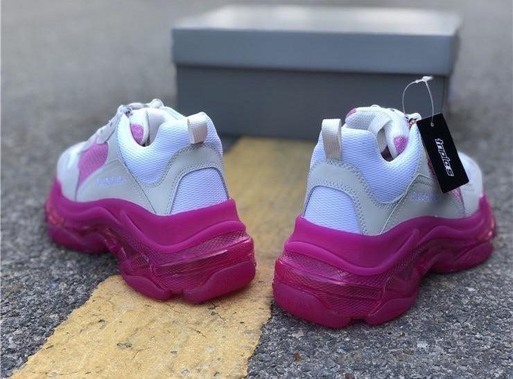 BCG Triple S White / Pink
