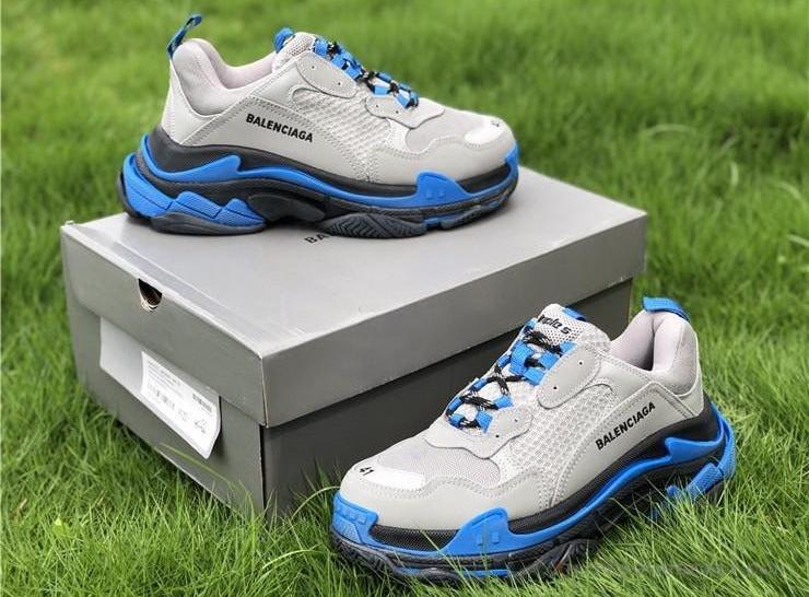 BCG Triple S Grey / Blue