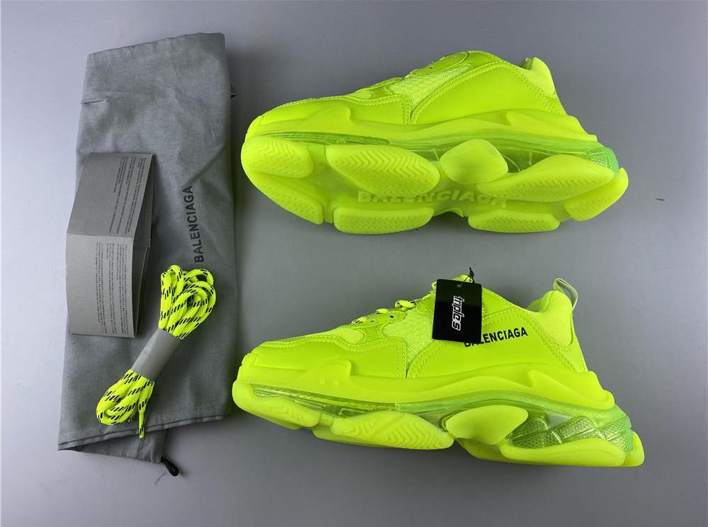 BCG Triple S Neon Yellow