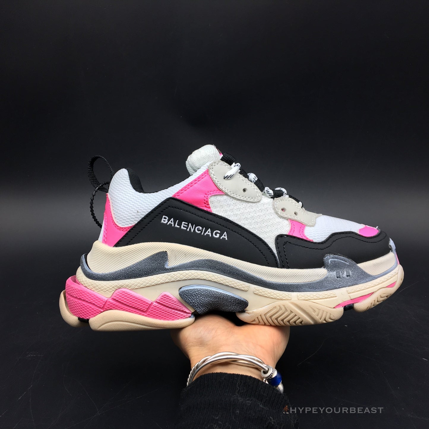 BCG Triple S  Pink / Black