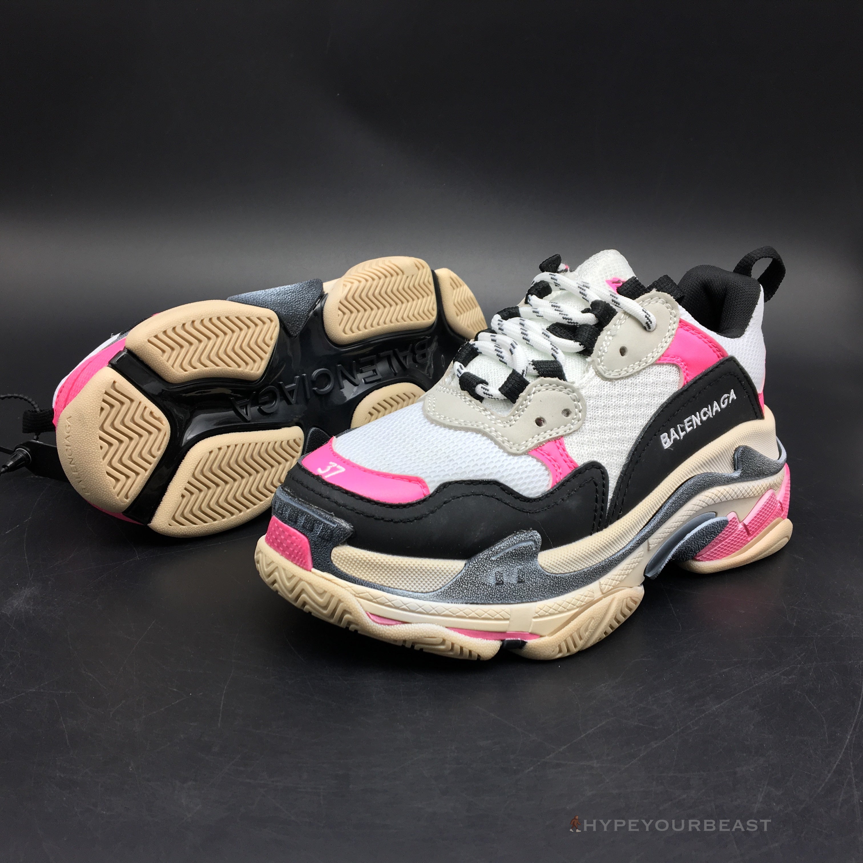 BCG Triple S  Pink / Black