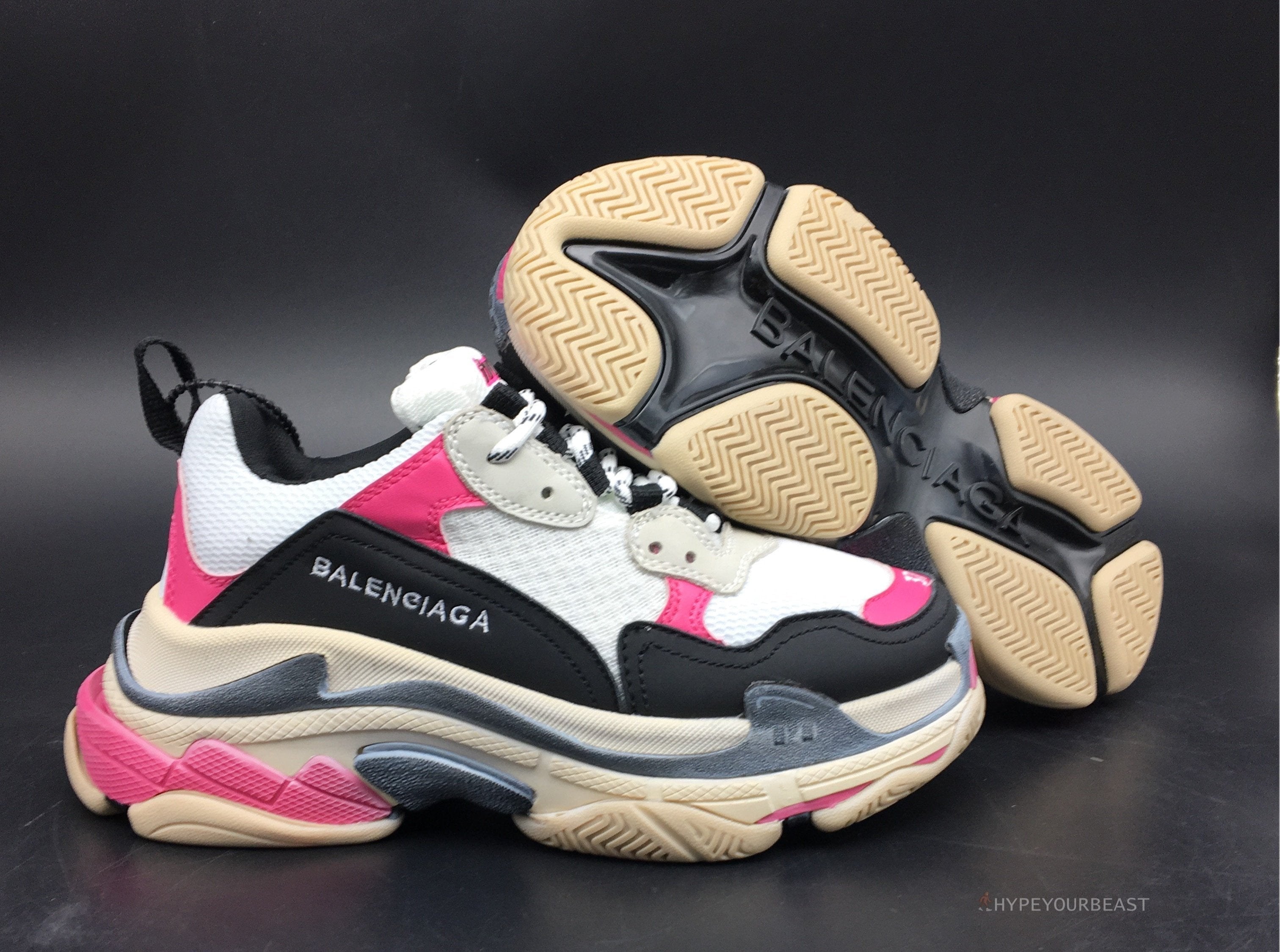 BCG Triple S  Pink / Black