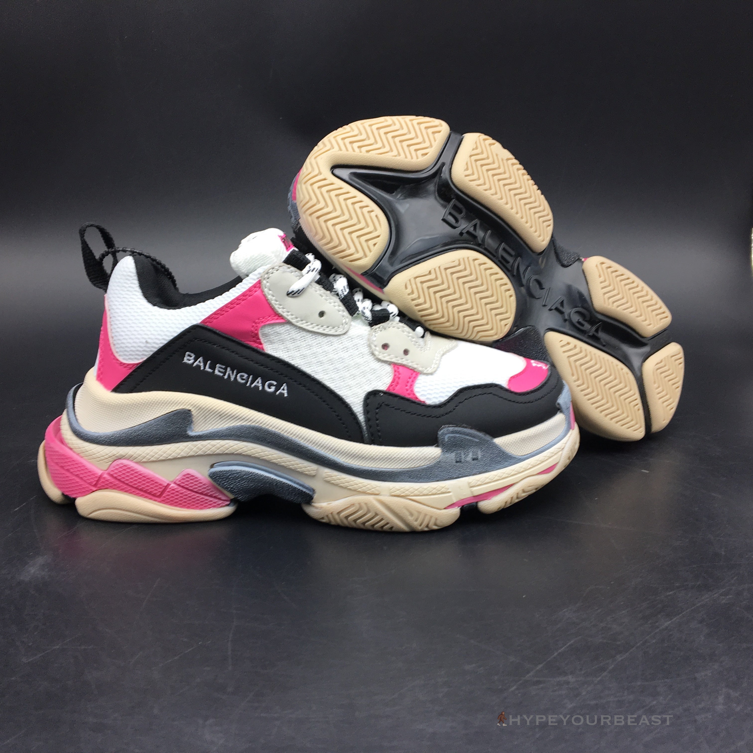 BCG Triple S  Pink / Black