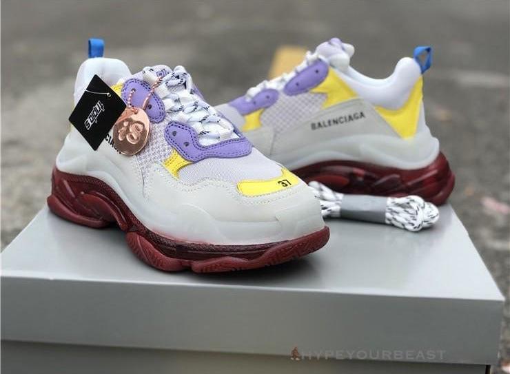 BCG Triple S Purple Yellow