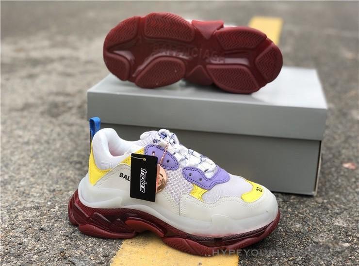 BCG Triple S Purple Yellow