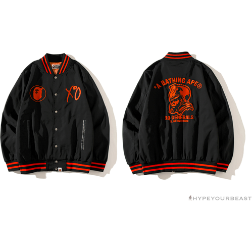 BAPE x XO Red Jacket Baseball Uniform