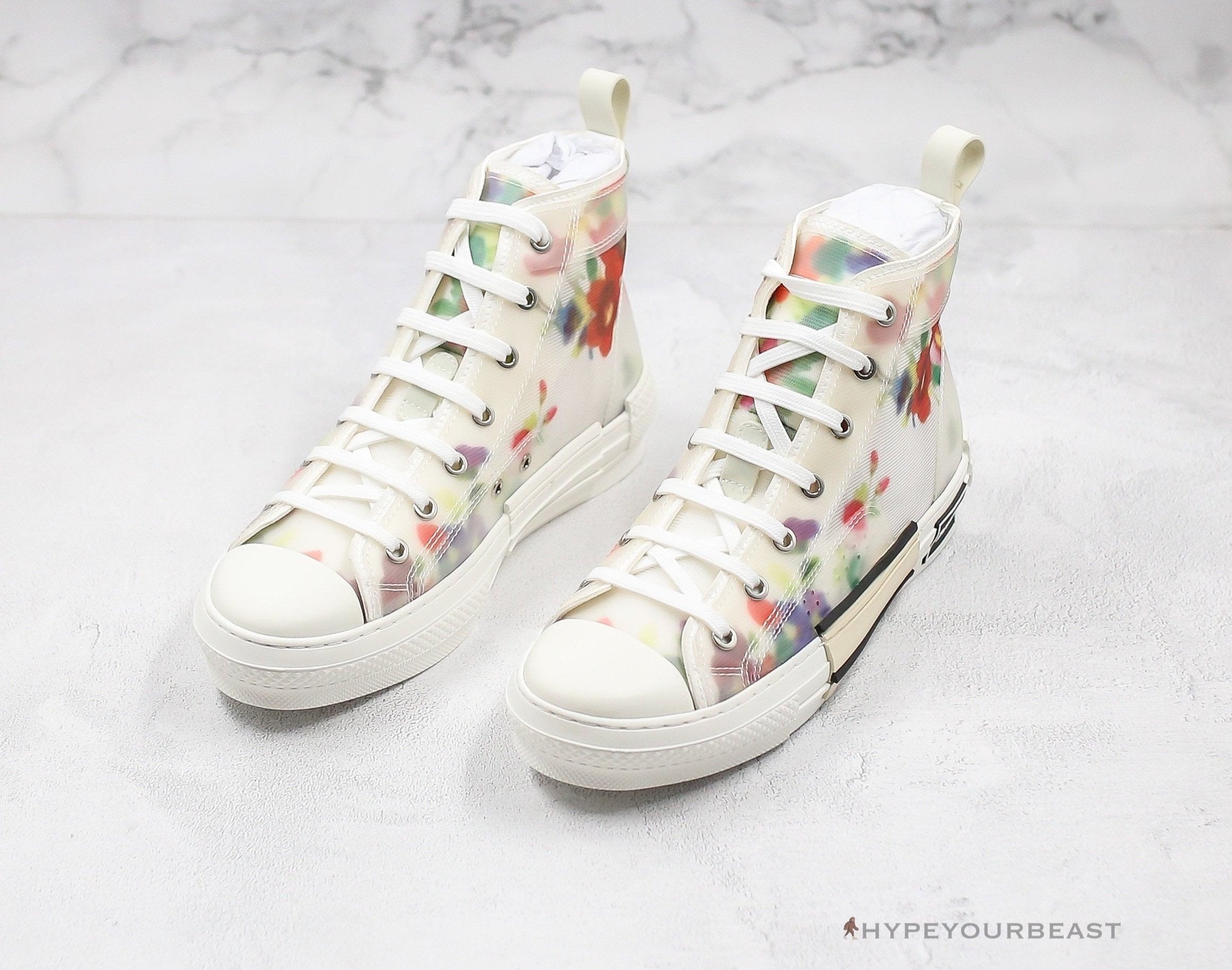 Dior B23 High Top Flowers