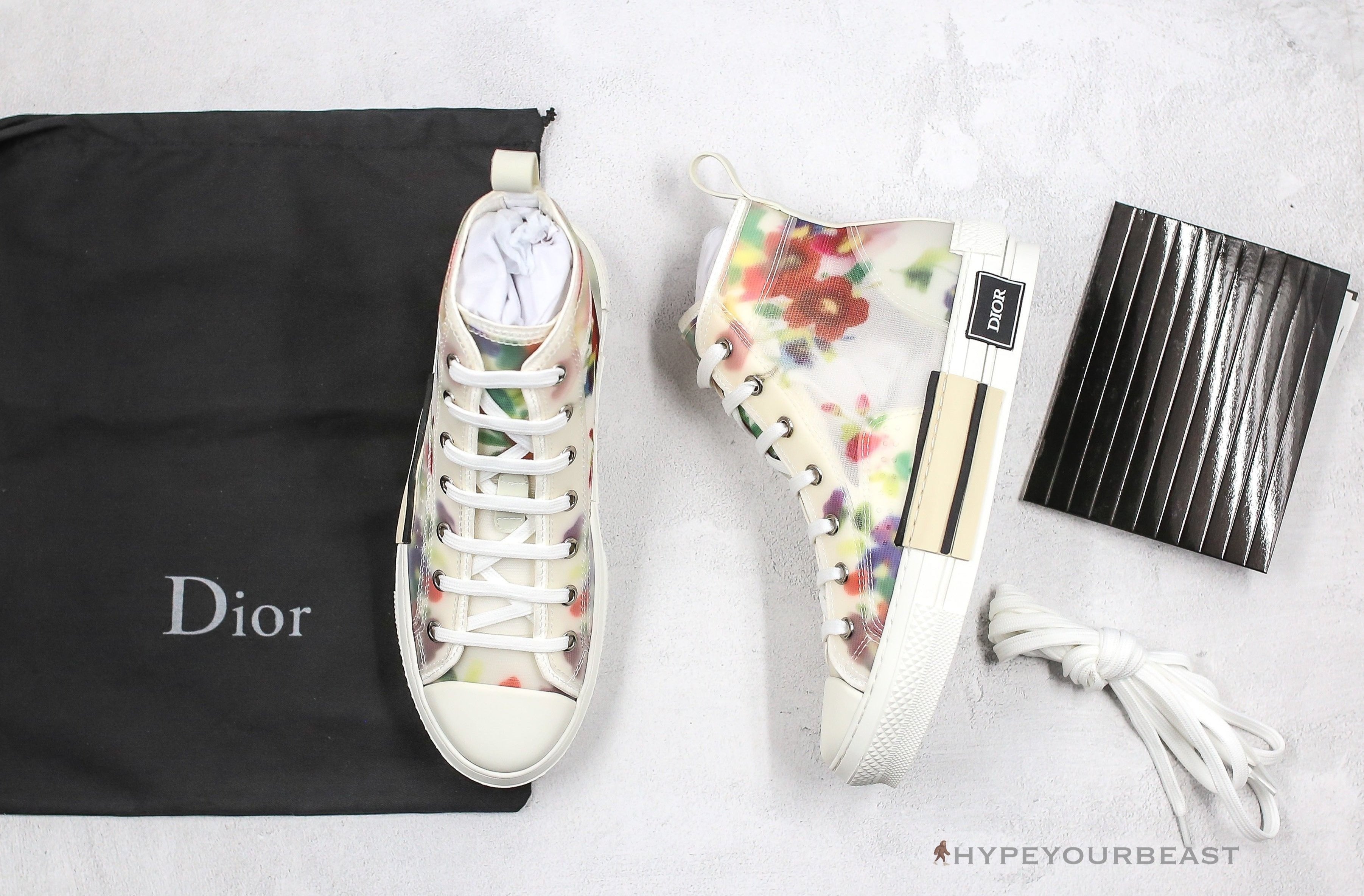 Dior B23 High Top Flowers